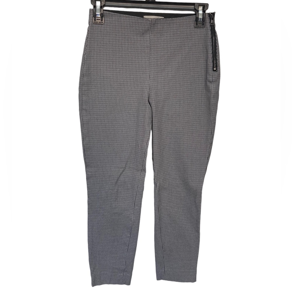 Everlane The Side Zip Pant Gray Plaid